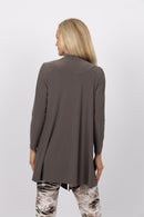 4269E Drape Cardigan - Moose