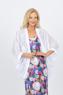 5328 Kimono Cardi - Chevy White