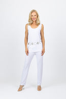 4306E Sorento Singlet - White