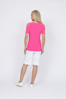 4329 Cutaway Top - Pink