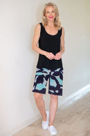 4175 Manhattan Cuff Short - Addison Blue