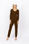 5263 Sorento L/S Raglan - Chocolate