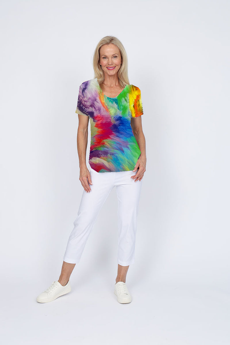 4236E Sorento Short Sleeve Raglan - Tropical