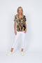 4236E Sorento Short Sleeve Raglan - Orange Lattice