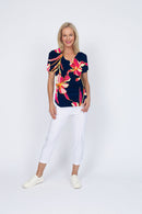 4236E Sorento Short Sleeve Raglan - New Flower