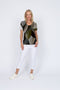 4236E Sorento Short Sleeve Raglan - Multi Leaves