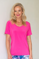 4236E Sorento Short Sleeve Raglan - Pink