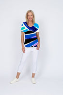 4236E Sorento Short Sleeve Raglan - Prism