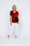 4236E Sorento Short Sleeve Raglan - Red Rose
