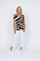 4236E Sorento Short Sleeve Raglan - Wild Luxe