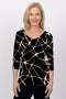 4237e Sorento 3/4 Raglan - Lightning