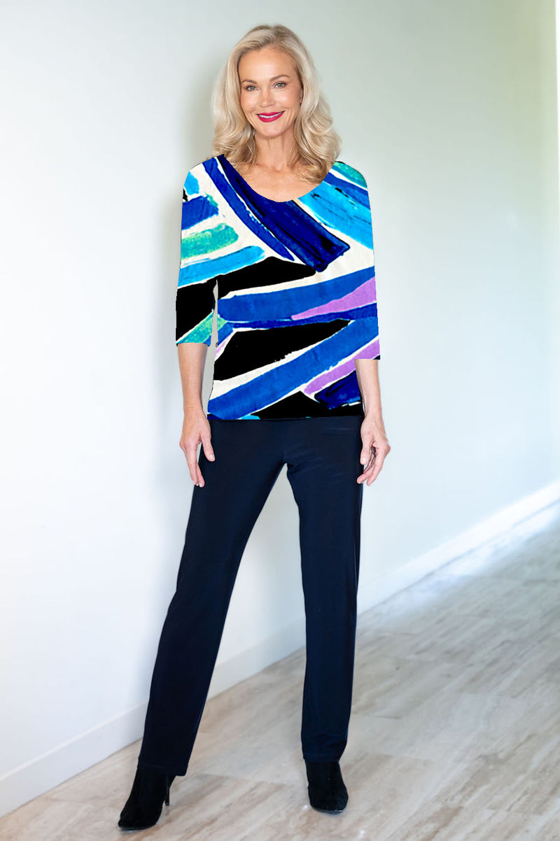 4237e Sorento 3/4 Raglan - Prism