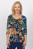 4237e Sorento 3/4 Raglan - Seascape