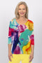 4237e Sorento 3/4 Raglan - Sunrise