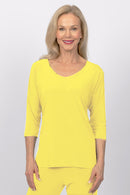 4237e Sorento 3/4 Raglan - Yellow