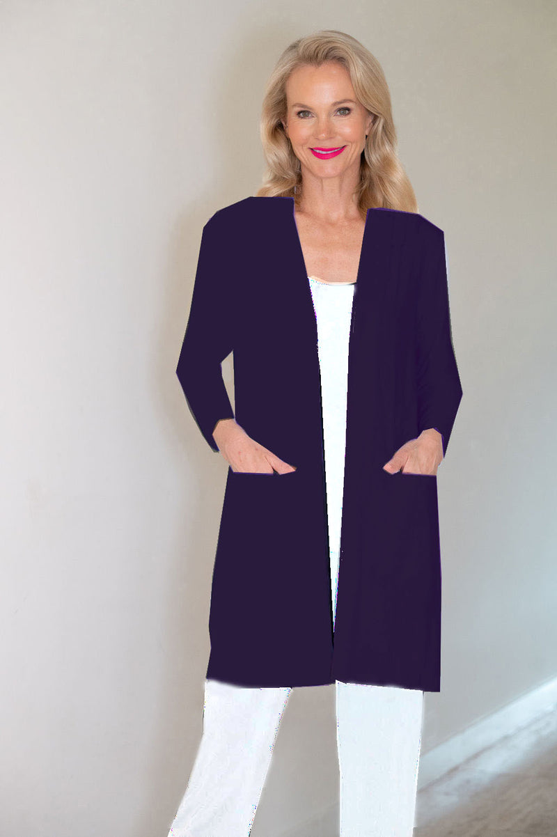4265E Pocket Cardigan - Ibis