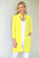 4265E Pocket Cardigan - Yellow