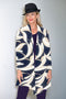 4269E Drape Cardi - Navy Swirl
