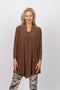 4269E Drape Cardigan - Chocolate