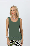 4306E Sorento Singlet -  Khaki