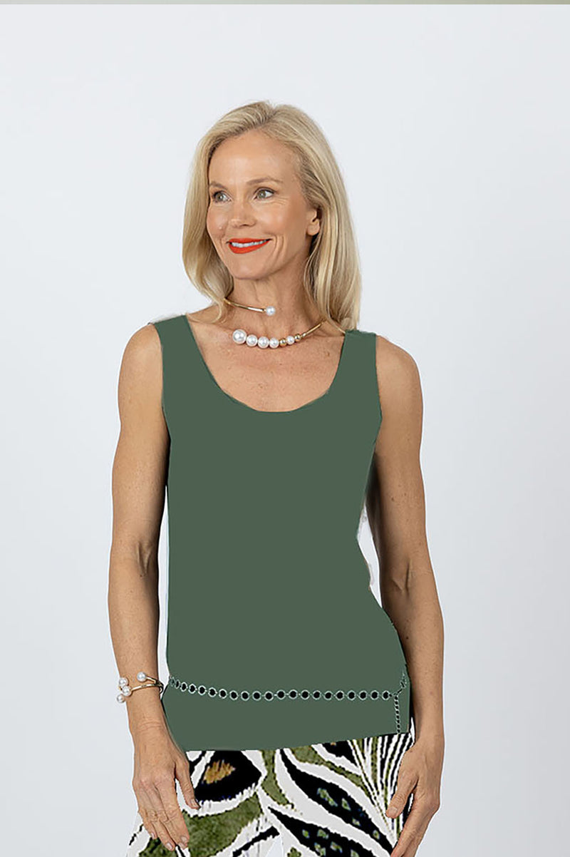 4306E Sorento Singlet -  Khaki