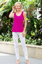 4306E Sorento Singlet -  Pink