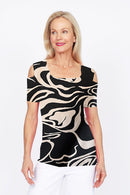 4329 Cutaway Top - Vanta