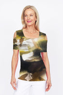 4329 Cutaway Top - Duskline