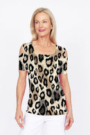 4329 Cutaway Top - Lynx