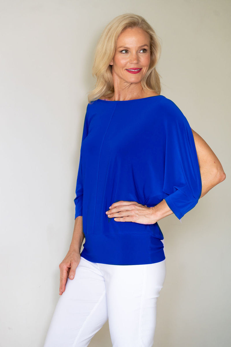 4488 Dolman Top - Cobalt