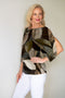 4488 Dolman Top - Multi Leaves
