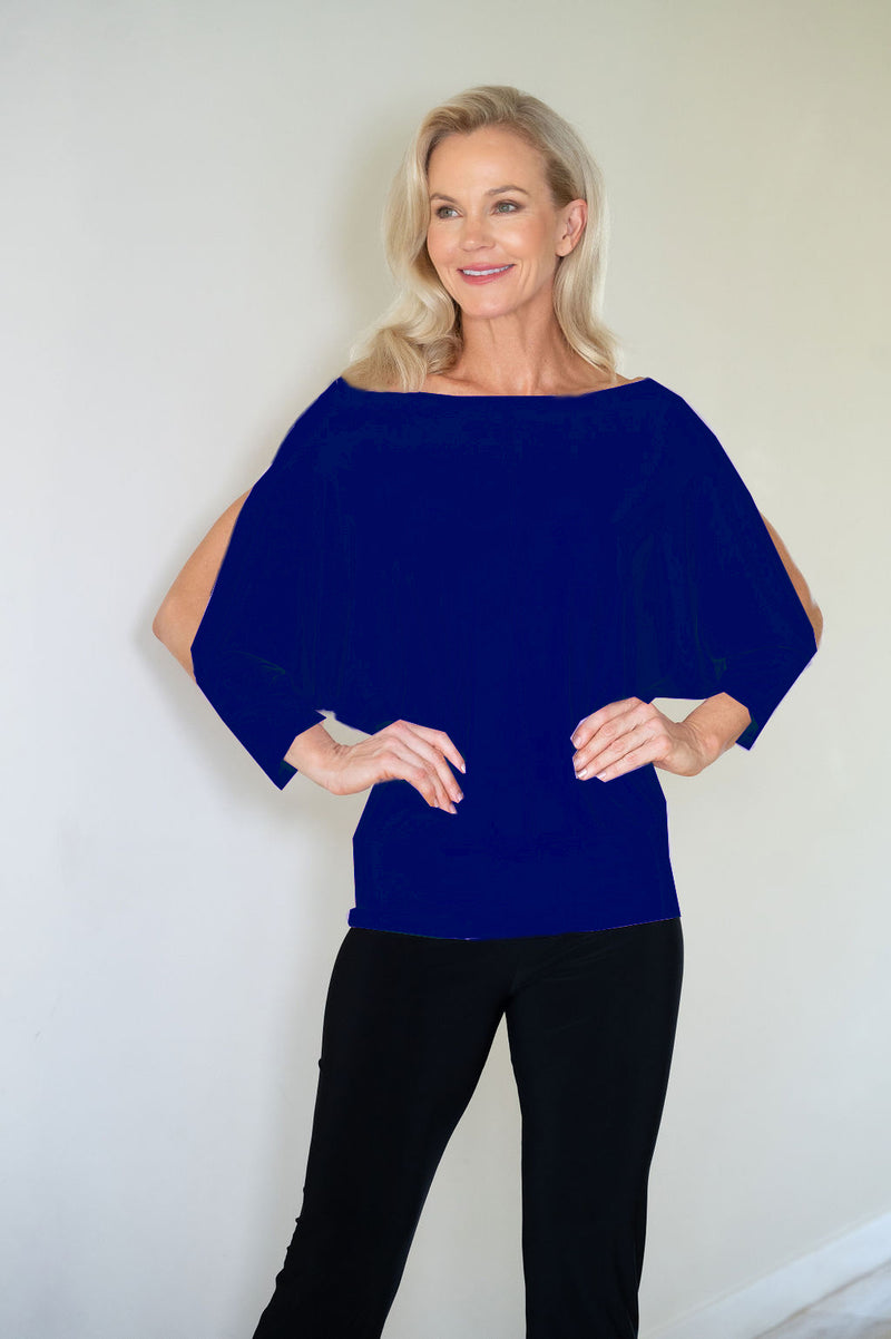 4488 Dolman Top - Navy