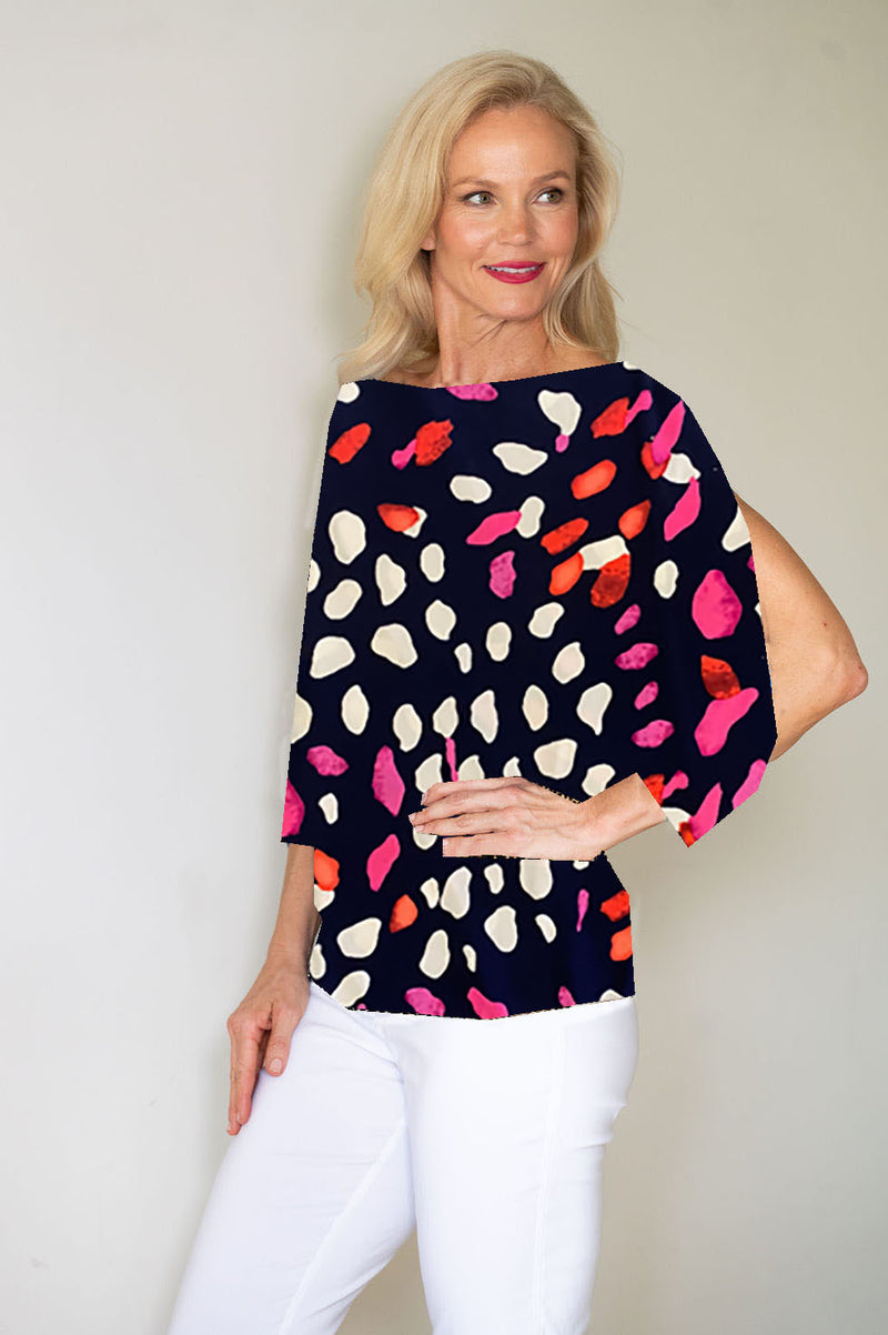 4488 Dolman Top - Splash