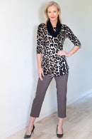 4648 7/8 Jean Pant - Smoke