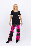 4881 Palazzo Pant - Pink Flower