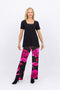 4881 Palazzo Pant - Pink Flower