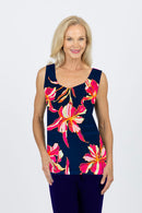 5024 Basic singlet - New Flower