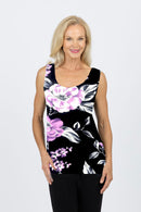 5024 Basic singlet - Lavender Flower