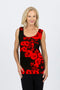 5024 Basic singlet - Red Rose