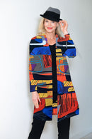 5042 Pocket Cardigan - Geometric