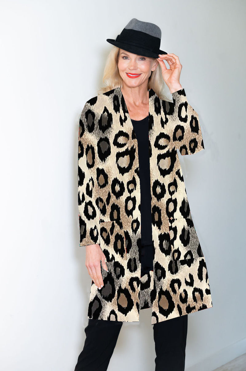 5042 Pocket Cardigan - Lynx