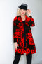 5042 Pocket Cardigan - Red Rose