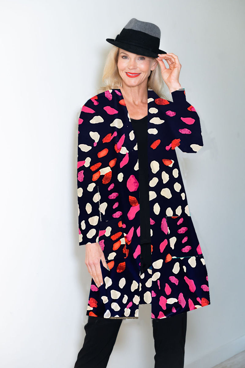 5042 Pocket Cardigan - Splash