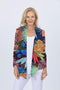 5064 Short Drape Cardi - Tropical