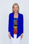 5064 Short Drape Cardi - Cobalt