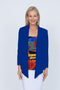 5064 Short Drape Cardi - Cobalt