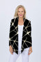 5064 Short Drape Cardi - Lightning