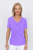 5078 Cowl Top - Lavender