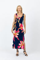 5096 Slim Singlet Dress - New Flower