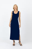 5096 Slim Singlet Dress - Navy